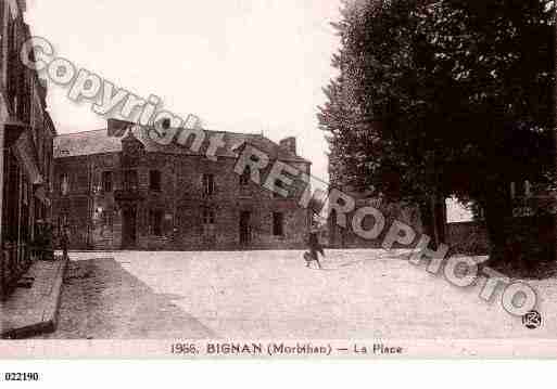 Ville de BIGNAN, carte postale ancienne