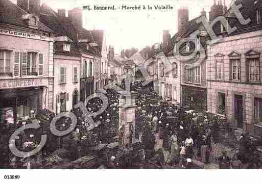 Ville de BONNEVAL, carte postale ancienne