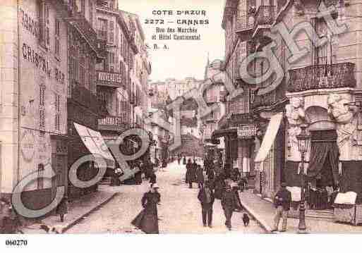 Ville de CANNES, carte postale ancienne