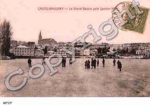 Ville de CASTELNAUDARY, carte postale ancienne