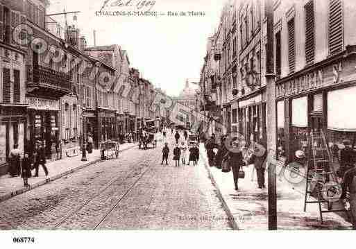 Ville de CHALONSSURMARNE, carte postale ancienne