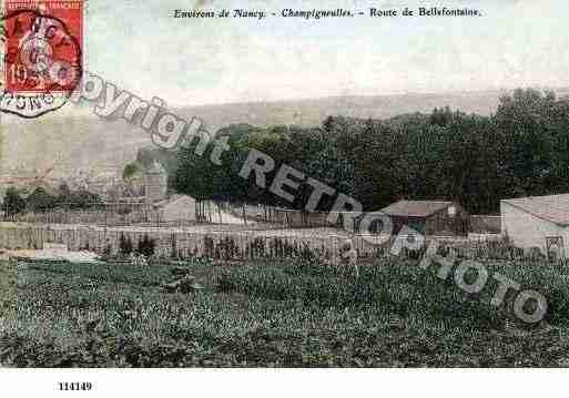 Ville de CHAMPIGNEULLES, carte postale ancienne