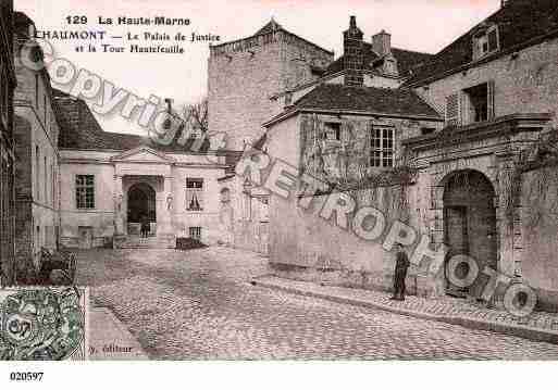 Ville de CHAUMONT, carte postale ancienne