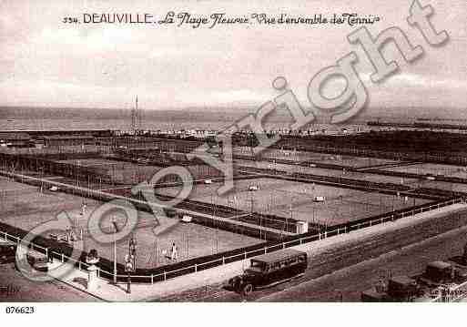 Ville de DEAUVILLE, carte postale ancienne