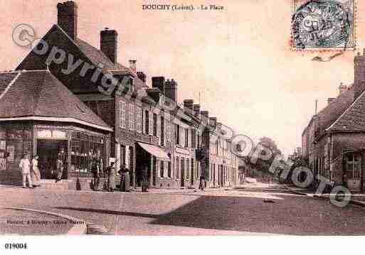 Ville de DOUCHY, carte postale ancienne