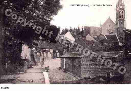 Ville de DOUCHY, carte postale ancienne