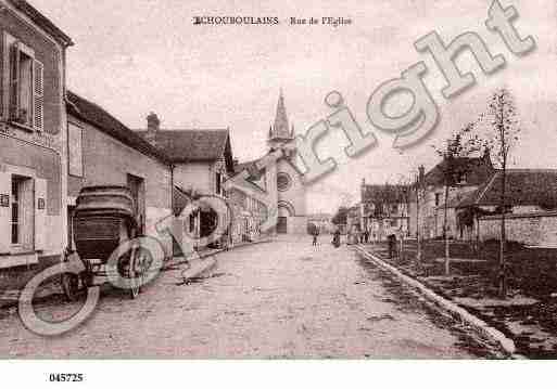 Ville de ECHOUBOULAINS, carte postale ancienne