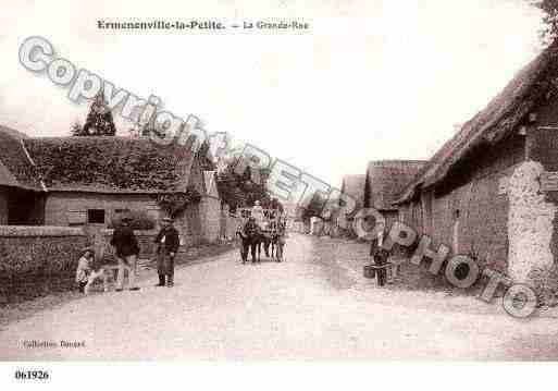 Ville de ERMENONVILLELAPETITE, carte postale ancienne