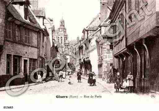 Ville de GISORS, carte postale ancienne