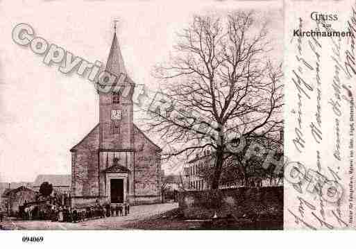 Ville de KIRSCHNAUMEN, carte postale ancienne