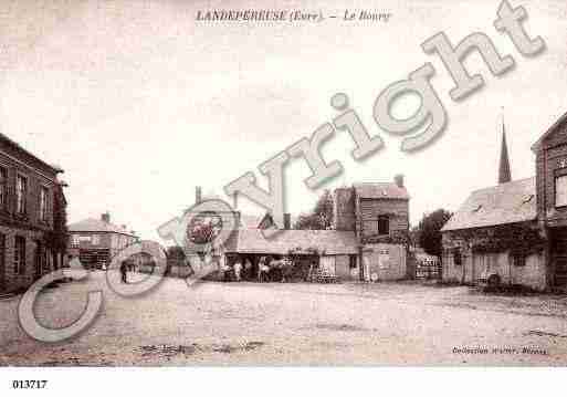 Ville de LANDEPEREUSE, carte postale ancienne