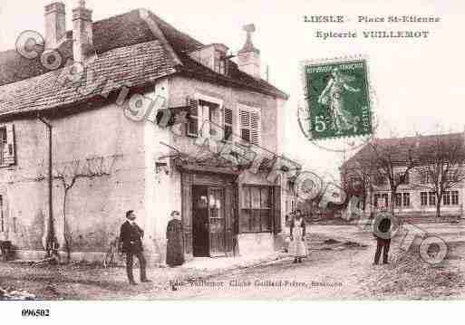 Ville de LIESLE, carte postale ancienne