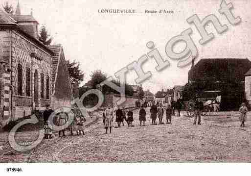 Ville de LONGUEVILLESURAUBE, carte postale ancienne