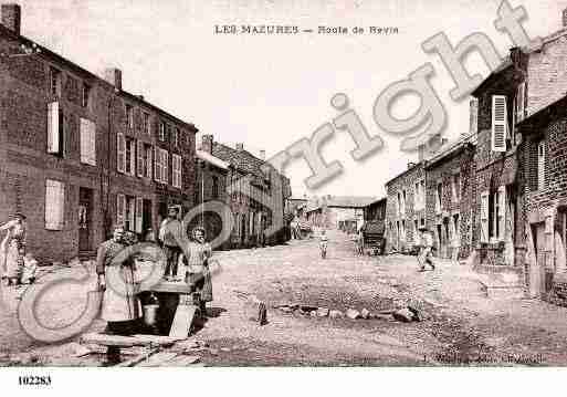 Ville de MAZURES(LES), carte postale ancienne