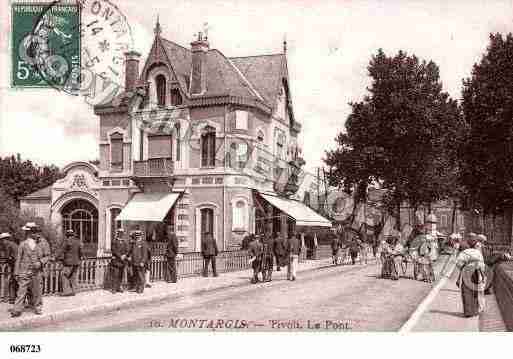 Ville de MONTARGIS, carte postale ancienne