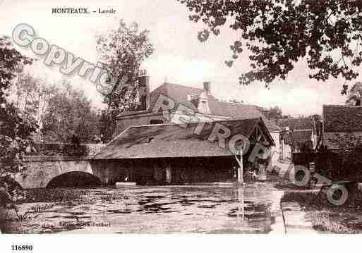 Ville de MONTEAUX, carte postale ancienne