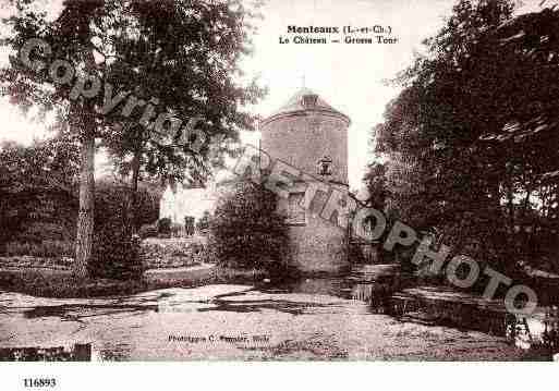 Ville de MONTEAUX, carte postale ancienne