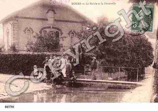 Ville de MOURS, carte postale ancienne