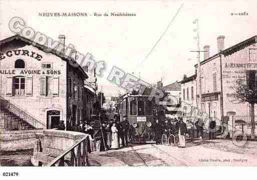 Ville de NEUVESMAISONS, carte postale ancienne