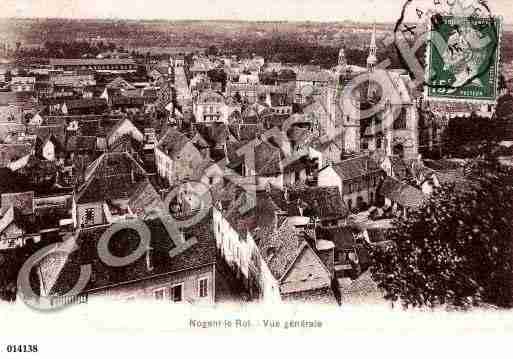 Ville de NOGENTLEROI, carte postale ancienne