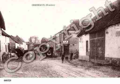 Ville de ORESMAUX, carte postale ancienne