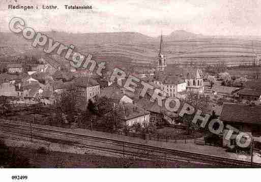 Ville de REDANGE, carte postale ancienne