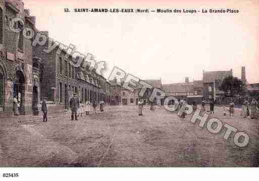 Ville de SAINTAMANDLESEAUX, carte postale ancienne