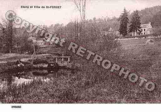 Ville de SAINTFORGET, carte postale ancienne