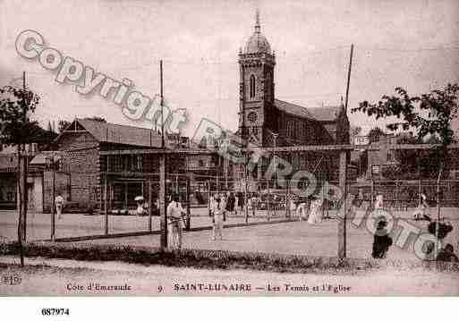 Ville de SAINTLUNAIRE, carte postale ancienne