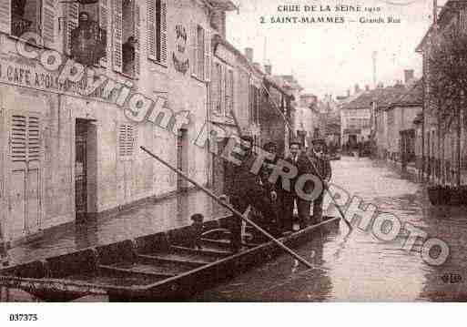 Ville de SAINTMAMMES, carte postale ancienne