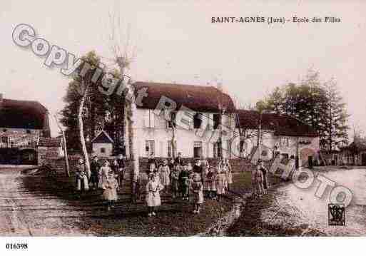 Ville de SAINTEAGNES, carte postale ancienne