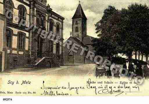 Ville de SCYCHAZELLES, carte postale ancienne