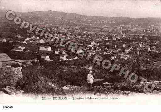 Ville de TOULON, carte postale ancienne