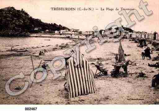 Ville de TREBEURDEN, carte postale ancienne