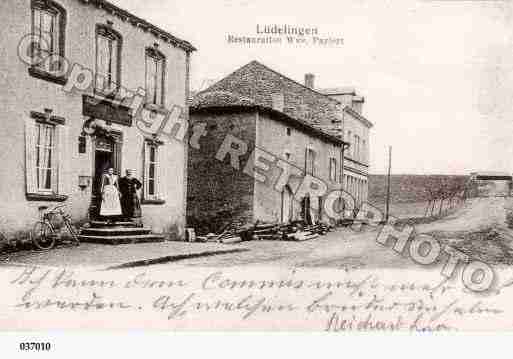 Ville de TRESSANGE, carte postale ancienne