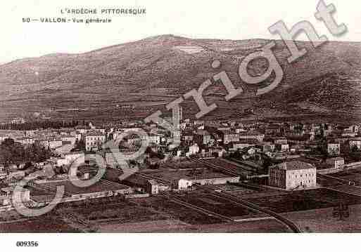 Ville de VALLONPONTD'ARC, carte postale ancienne