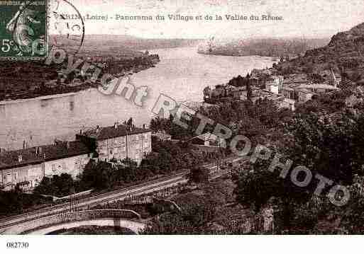 Ville de VERIN, carte postale ancienne