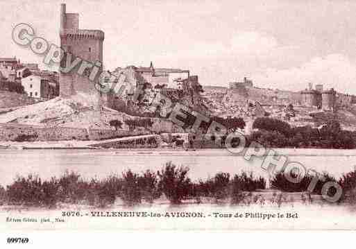 Ville de VILLENEUVELESAVIGNON, carte postale ancienne