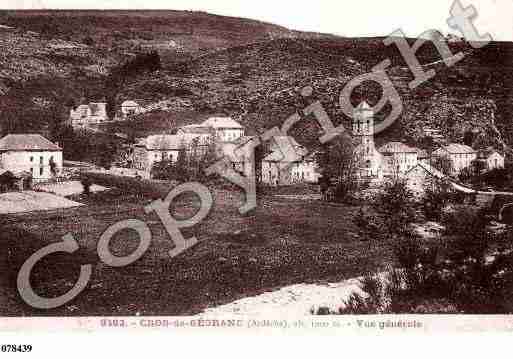 Ville de CROSDEGEORAND, carte postale ancienne