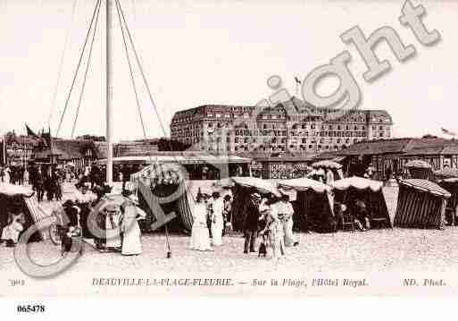 Ville de DEAUVILLE, carte postale ancienne