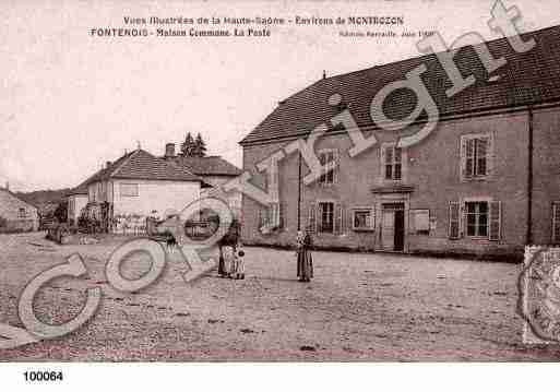 Ville de FONTENOISLESMONTBOZON, carte postale ancienne