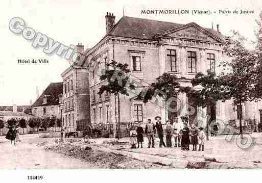 Ville de MONTMORILLONLELECHE, carte postale ancienne Ville de MONTMORILLONLELECHE, carte postale ancienne