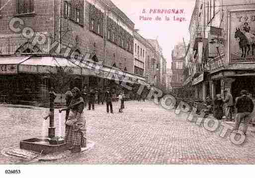 Ville de PERPIGNAN, carte postale ancienne