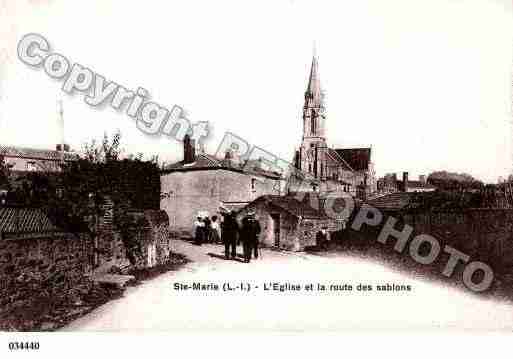 Ville de PORNIC, carte postale ancienne