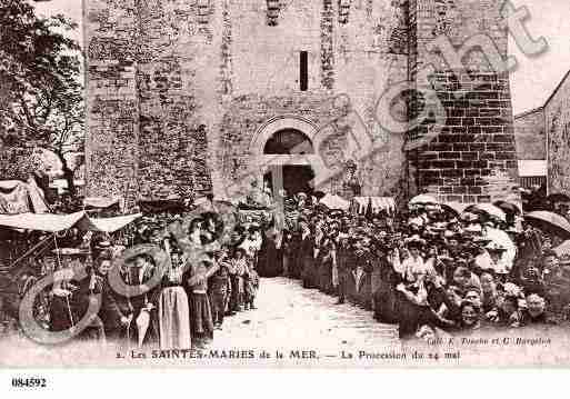 Ville de SAINTESMARIESDELAMER, carte postale ancienne